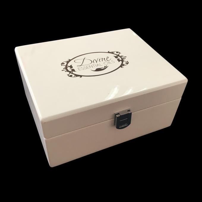 Caja formada libro de la calidad superior, caja de regalo magnética del cierre con la cerradura para el aceite esencial