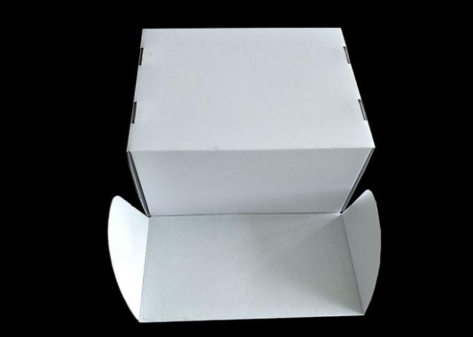 Cajas de empaquetado plegables del regalo de papel plegable, cajas de regalo de la tarjeta de CorrugatedWhite