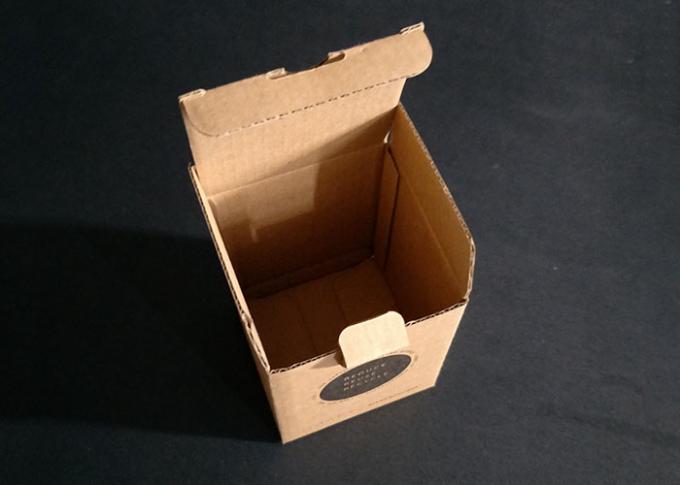 Cajas móviles de papel de la pequeña cartulina de Brown acanaladas para el envío que embala