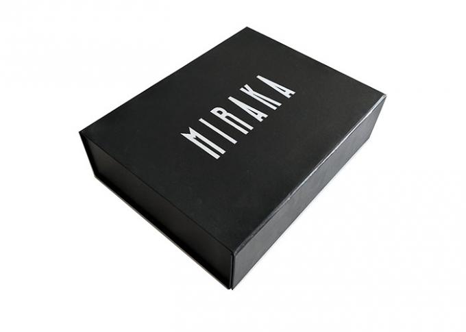 Presentación plegable formada libro de las cajas de regalo de la cartulina con la aduana blanca del logotipo
