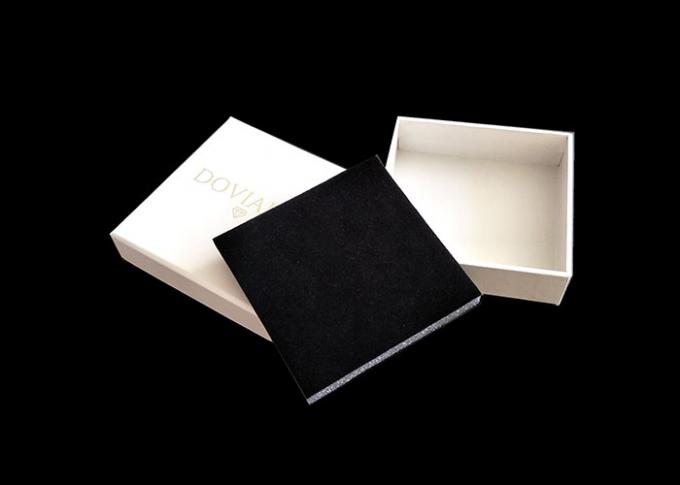 Cajas de regalo blancas de la cartulina decorativas, actuales cajas con el parte movible de la bandeja de las tapas