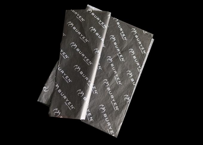 Impresión en offset de sellado caliente personalizada del diseño del logotipo del papel seda del papel de regalo