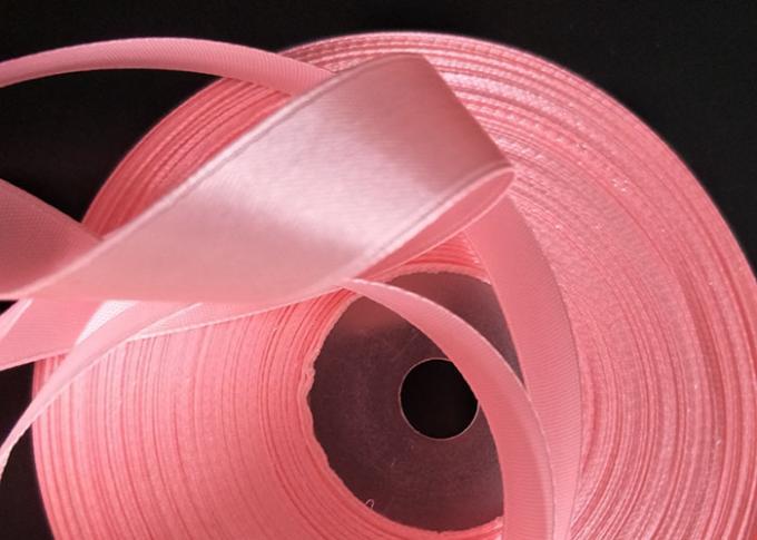 Material reciclable superficial liso del color del bulto rosado fino de la cinta grosgrain
