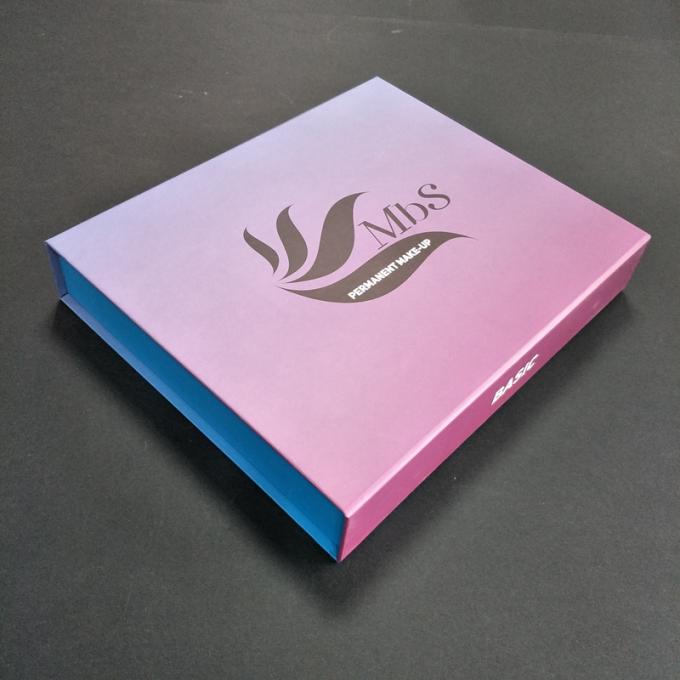 Cierre magnético superior de encargo impreso color rosado de lujo de las cajas de envío dentro del trullo