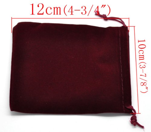 Bolso personalizado barato de encargo de la bolsa del lazo del terciopelo de Ginzeal