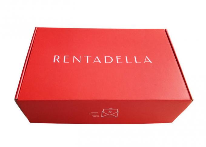 Caja de regalo de papel roja de lujo, caja de empaquetado acanalada para los sombreros/el embalaje de la decoración