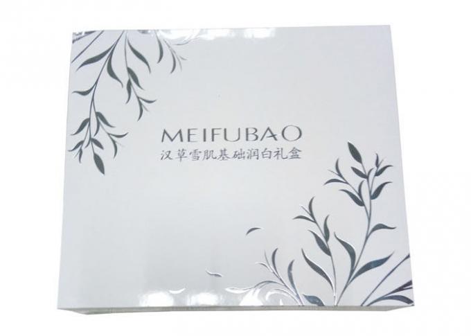 Caja de regalo de papel de la cartulina 3 capas/bandeja plástica para el embalaje cosmético