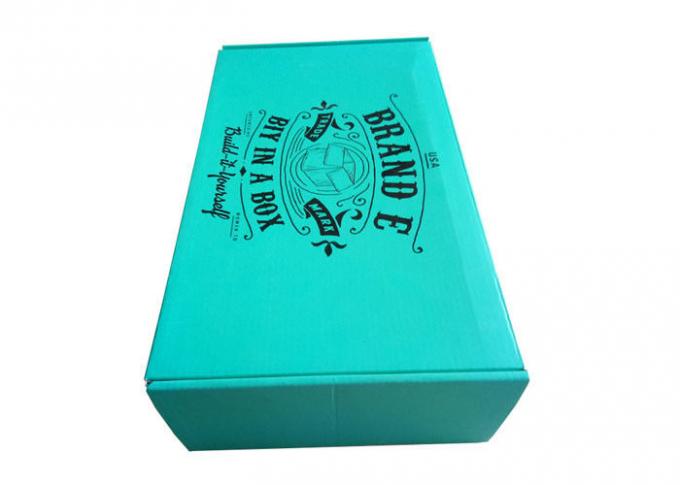 Paquete plano plegable del logotipo negro de las cajas de regalo del color rígido del trullo sin superficie de la laminación