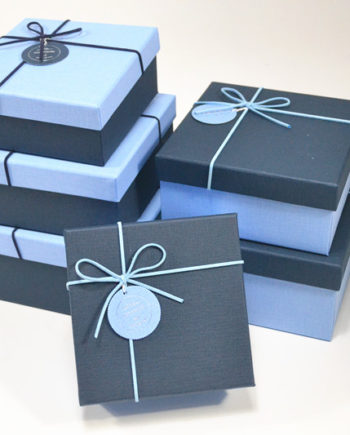 Caja de empaquetado plegable de la plantilla brillante blanca de las cajas de regalo del cierre de la cinta para las mujeres