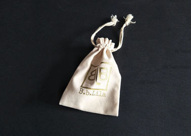 China Bolsa reciclable blanca del regalo de los bolsos de lazo del terciopelo del regalo de la joyería de Earings fábrica
