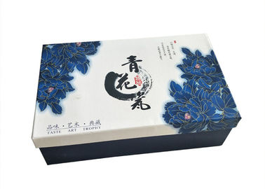 China Empaquetado colorido impreso de la tapa y del regalo del juego de té del estilo chino de las cajas bajas fábrica