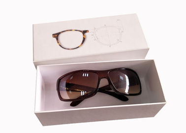 China Cajas rígidas de encargo personalizadas, cajas de regalo de la cartulina de las gafas de sol con las tapas fábrica
