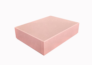 China Empaquetado de papel rosado del marco de la foto de portada de la cartulina de las cajas de regalo del paquete del lat del álbum fábrica