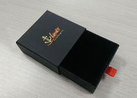 Resbalando las cajas de regalo de papel negras del cartón Eco - diseño amistoso de la moda proveedor