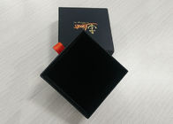 Resbalando las cajas de regalo de papel negras del cartón Eco - diseño amistoso de la moda proveedor