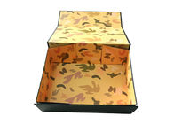 Caja plegable de papel de lujo sólida ULTRAVIOLETA de sellado caliente del punto de gigante formado libro proveedor