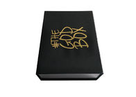 El logotipo del sellado de oro impreso pliega las cajas de regalo, caja de regalo de papel formada libro proveedor