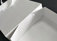 Cierre brillante blanco plegable de la cinta de la laminación de las cajas de regalo de la cartulina del ornamento proveedor