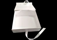Cierre brillante blanco plegable de la cinta de la laminación de las cajas de regalo de la cartulina del ornamento proveedor