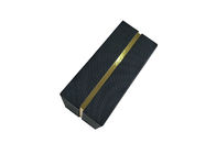 Tapa rígida negra del top del casquillo y empaquetado de papel de las cajas bajas para las correas de cuero de los hombres proveedor