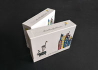 Modelo colorido que imprime la caja rígida con los libros del folleto de la tapa que empaquetan resbalando el cajón proveedor