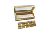 Rectángulo formado de oro de las cajas de almacenamiento del libro de regalo del caramelo de chocolate con la bandeja interna proveedor