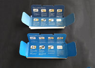 Pequeña caja de regalo de la tarjeta de visita del paquete plano, caja del vale de regalo para los productos para el cuidado de la piel proveedor