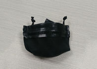Bolsos coriáceos negros de la joyería del lazo, logotipo de la impresión de la pantalla de la bolsa del lazo del ante proveedor