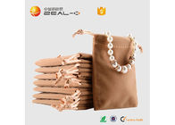 Protección de empaquetado de la joyería de los bolsos de lazo del terciopelo del collar delicado popular proveedor