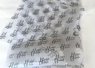 Papel de embalaje blanco del tejido del color Eco impreso logotipo negro - sin ácido amistoso proveedor