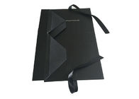 Cierre impreso cartón negro de la cinta de las cajas de envío para el OEM del traje de baño disponible proveedor