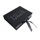Cierre impreso cartón negro de la cinta de las cajas de envío para el OEM del traje de baño disponible proveedor