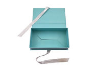 Cinta decorativa de papel azul clara de las cajas de almacenamiento de la cartulina del trullo ambiental proveedor