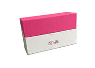 Caja de regalo de sellado caliente del imán que empaqueta la superficie texturizada con color rosado proveedor