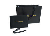 Negro mate de empaquetado plegable de la caja de la hoja del logotipo caliente del oro para la ropa interior proveedor