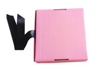 El cierre rosado de la cinta acanaló la caja de regalo para las muchachas se viste/la extensión del pelo proveedor