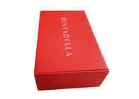 Caja de regalo de papel roja de lujo, caja de empaquetado acanalada para los sombreros/el embalaje de la decoración proveedor