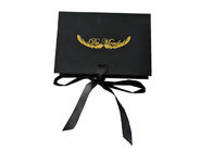 Cajas de regalo plegables del logotipo del sellado de oro Eco - amistoso para la ropa de empaquetado proveedor