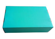 Paquete plano plegable del logotipo negro de las cajas de regalo del color rígido del trullo sin superficie de la laminación proveedor