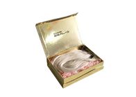 Empaquetado brillante formado libro magnético de la extensión del pelo del papel del oro de la caja de la cartulina proveedor