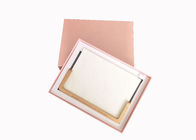 Empaquetado de papel rosado del marco de la foto de portada de la cartulina de las cajas de regalo del paquete del lat del álbum proveedor