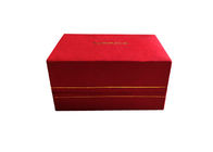 Caja de regalo preciosa del papel cuadrado pequeño paquete de lujo de la joyería para el pendiente/el anillo de bodas proveedor