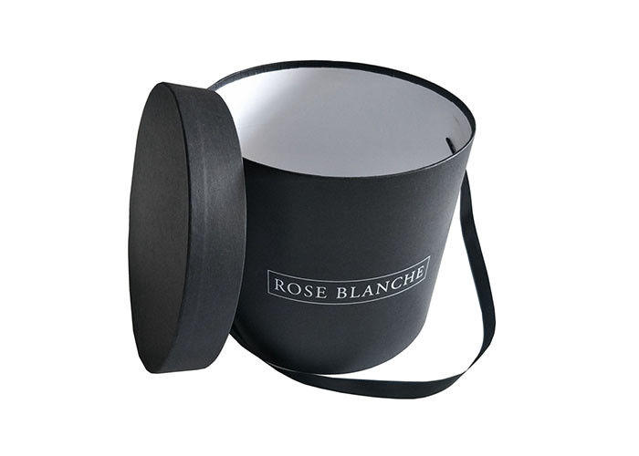 Caja redonda de la flor del color negro de Pantone, laminación brillante redonda Corses de la caja de regalo proveedor