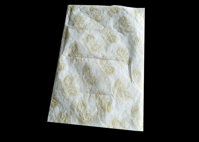 Color blanco liso impreso ropa de oro del papel seda del regalo del logotipo modificado para requisitos particulares proveedor