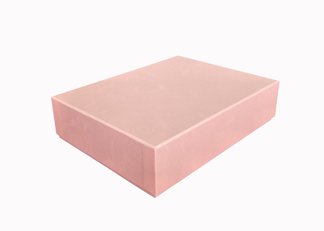 Tapa rosada elegante y cajas bajas, cajas de regalo modificadas para requisitos particulares de la cartulina del tamaño para el álbum proveedor