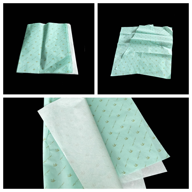 Papel seda impreso aduana del papel de regalo del logotipo acabamiento de la superficie de impresión de 50 * de los 70cm Pantone