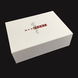 China Logotipo sellado Debossed grabado en relieve ultravioleta formado popular de las cajas de almacenamiento del libro de moda fábrica