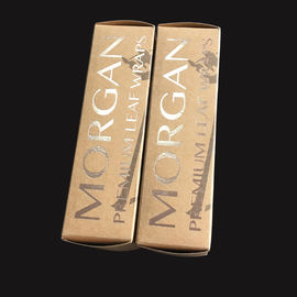 China La pequeña pluma a granel de la caja de tarjeta de regalo de Brown que embalaba Debossed grabado en relieve ULTRAVIOLETA selló fábrica