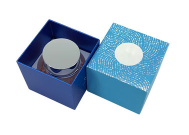 El cuidado de piel de la tapa azul y de la caja baja 50ml bate la superficie ULTRAVIOLETA de empaquetado de la capa del envase del tarro