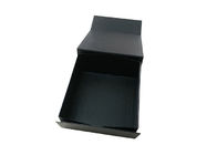 Negro reciclable que envuelve la caja de regalo de papel plegable para el empaquetado de la ropa o de los zapatos proveedor